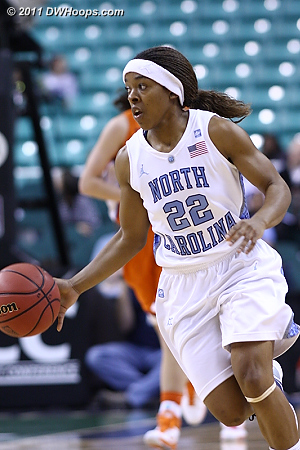 DWHoops Photo  - UNC Players: #22 Cetera DeGraffenreid 
