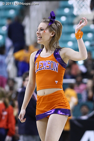Clemson cheerleader  