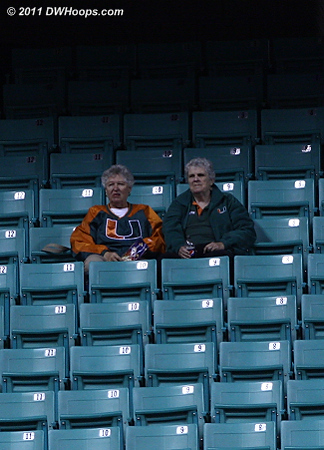 These Miami fans had their own section  