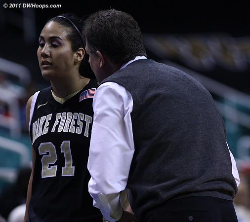 Fourth foul for Garcia with 13:42 left  - WF Players: #21 Sandra Garcia 