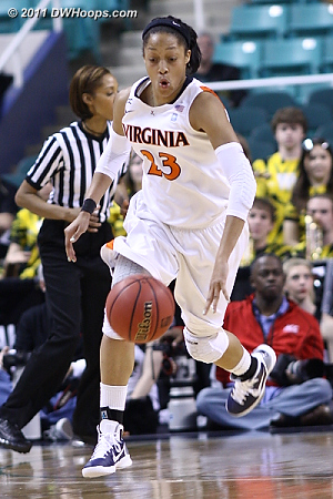 DWHoops Photo  - UVA Players: #23 Ataira Franklin 