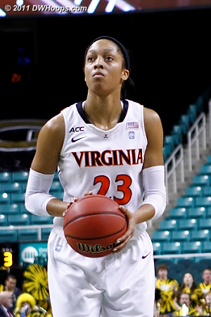 DWHoops Photo  - UVA Players: #23 Ataira Franklin 