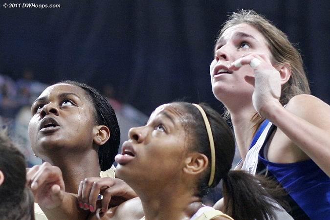 Waiting for a rebound  - Duke Tags: #43 Allison Vernerey 