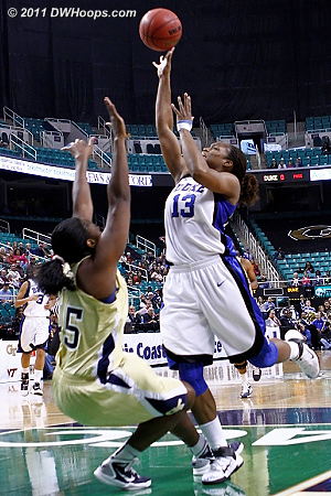 Charge  - Duke Tags: #13 Karima Christmas - GT Players: #5 Metra Walthour 