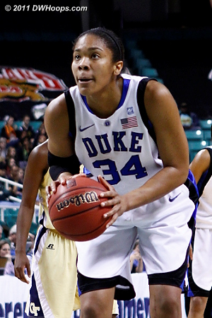 DWHoops Photo  - Duke Tags: #34 Krystal Thomas 
