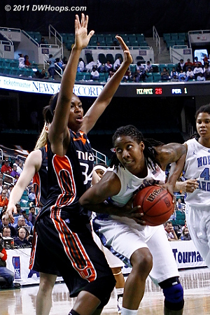 Breland was unstoppable inside  - UNC Players: #51 Jessica Breland - MIA Tags: #34 Sylvia Bullock 