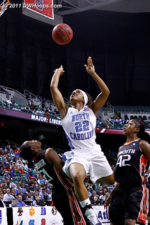 DWHoops Photo  - UNC Players: #22 Cetera DeGraffenreid 