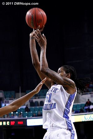 DWHoops Photo  - UNC Players: #51 Jessica Breland 
