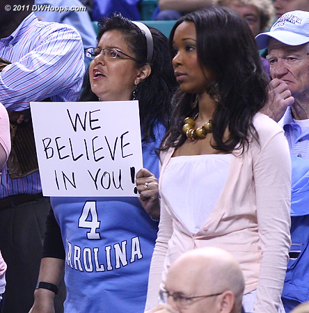 UNC fans  