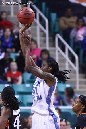 DWHoops Photo  - UNC Players: #51 Jessica Breland 