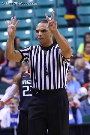 Foul on Shenise Johnson called by Billy Smith  