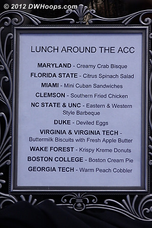 It would be a shame not to mention the special Friday media menu, an annual highlight  