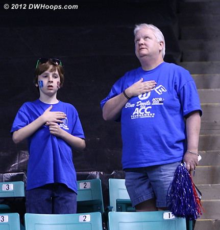 National Anthem  - Duke Tags: Fans 