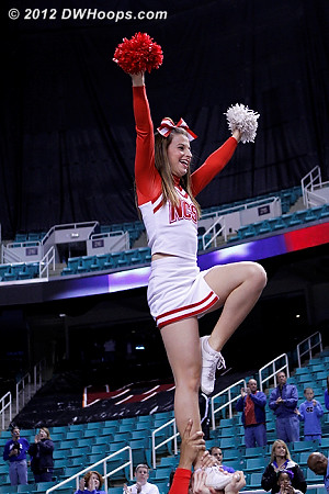 DWHoops Photo  - NCSU Players:  NCSU Cheerleaders 