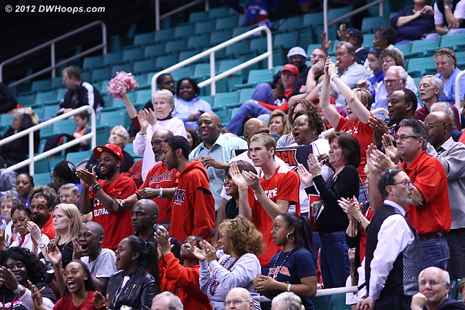 DWHoops Photo  - NCSU Players:  NCSU Fans 