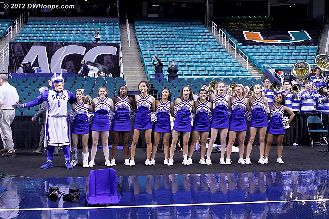 DWHoops Photo  - Duke Tags: Duke Cheerleaders, Duke Pep Band 