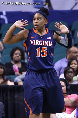 DWHoops Photo  - UVA Players: #15 Ariana Moorer 