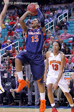 DWHoops Photo  - UVA Players: #15 Ariana Moorer 