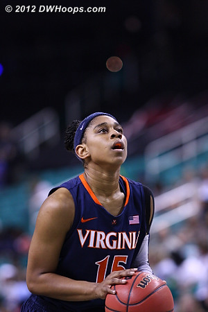 DWHoops Photo  - UVA Players: #15 Ariana Moorer 