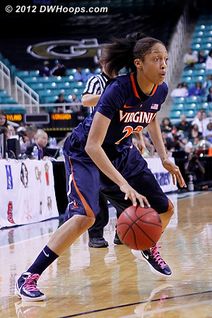 DWHoops Photo  - UVA Players: #23 Ataira Franklin 