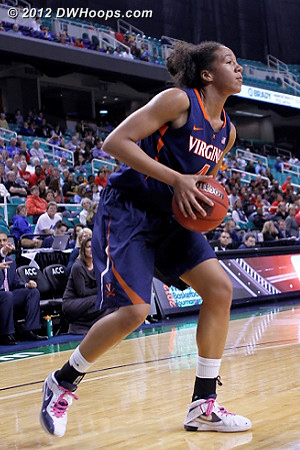DWHoops Photo  - UVA Players: #4 Simone Egwu 