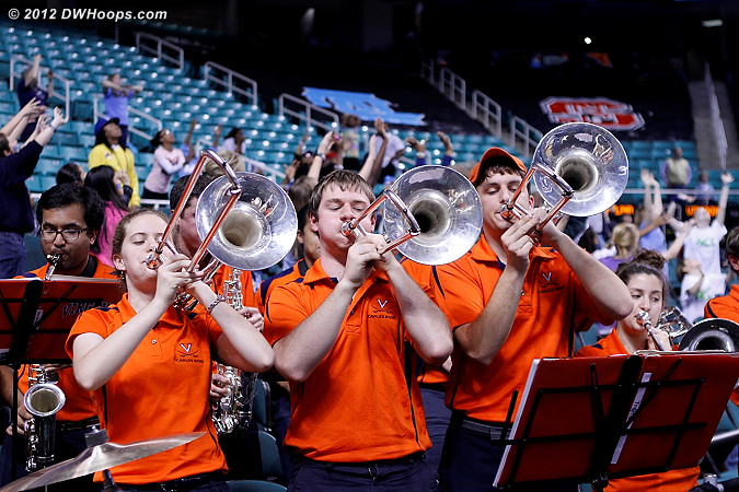 Virginia is left to await the bidding or non-bidding of the NCAA Selection Committee  - UVA Players:  Virginia Band 
