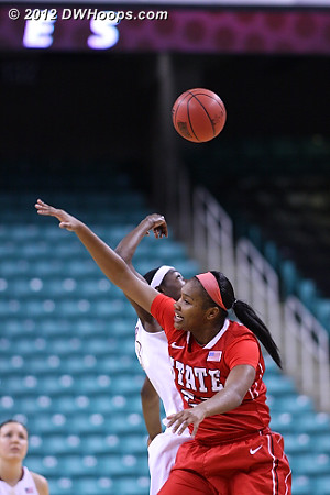 Opening Tip  - NCSU Players: #22 Bonae Holston 