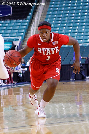 Goodwin-Coleman drove and scored, 62-59 NCSU  - NCSU Players: #1 Myisha Goodwin-Coleman 