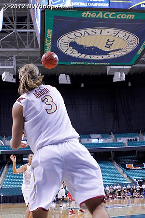 Deluzio hurled the ball 70 feet into the FSU bench, so State got to inbound from that point  - FSU Players: #3 Alexa Deluzio 