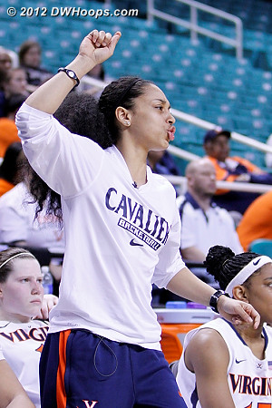 China Crosby's season ending injury was a big loss for Virginia, but she's still a great teammate on the bench  - UVA Players: #1 China Crosby 