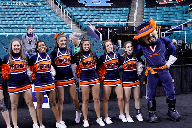 Virginia gets Maryland in Friday's fourth quarterfinal  - UVA Players: Mascot Virginia Cavalier,  Virginia Cheerleaders 