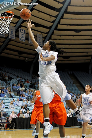 DWHoops Photo  - UNC Players: #44 Tierra Ruffin-Pratt 