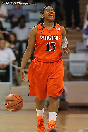 Moorer calls out the Virginia play  - UVA Players: #15 Ariana Moorer 