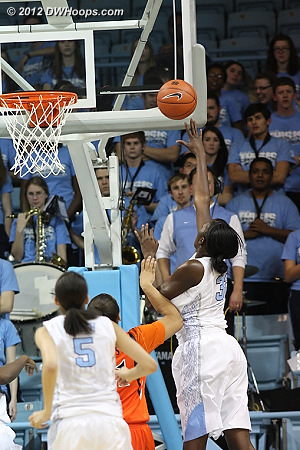 Rolle puts Carolina up 11  - UNC Players: #32 Waltiea Rolle 