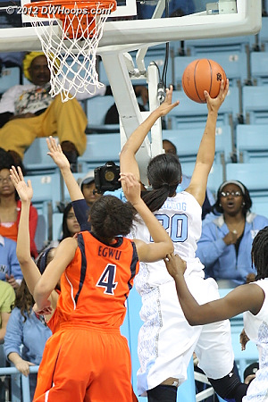 Chay Shegog post move sequence  - UVA Players: #4 Simone Egwu 