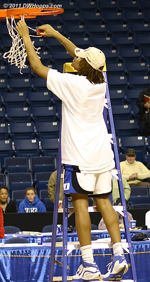 Cutting down the nets in Bridgeport after an overtime win over UConn sent Duke to the 2006 Final Four