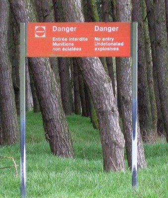 Unexploded munition are still a danger -  - 
