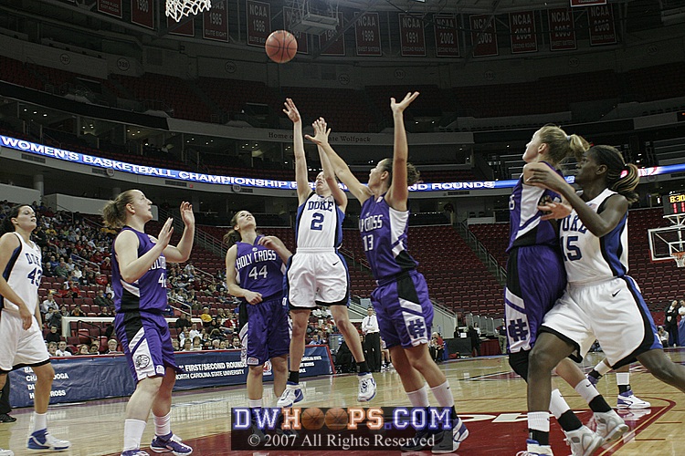Emily Waner scores from the paint