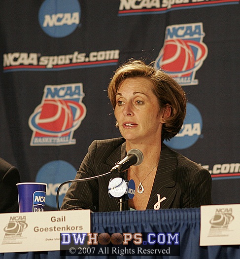 Coach G in the press conference