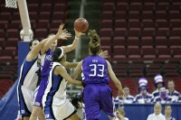 43-22, 18:31 - Keil's entry pass leads to a Bales foul