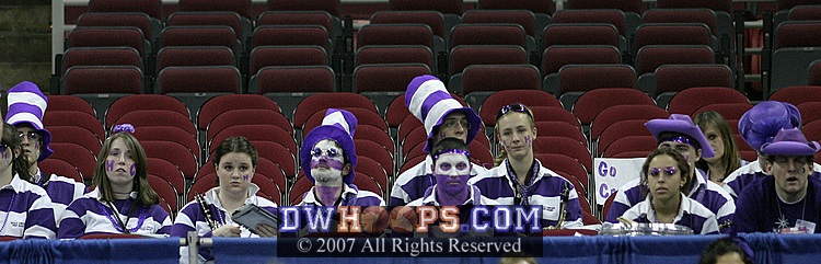 Holy Cross Pep Band contemplates the weather in Boston