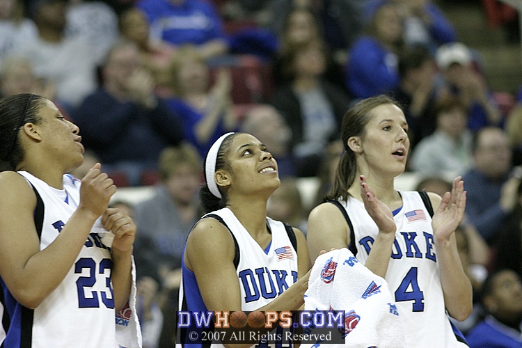 Duke's starting guards cheer KJ