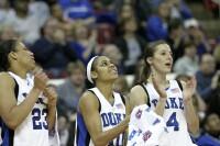  - Duke's starting guards cheer KJ