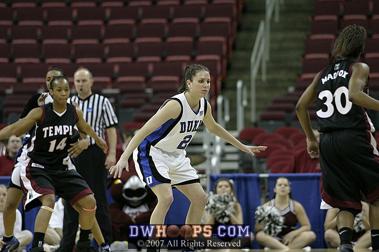 Emily Waner on defense