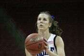 49-40, 12:42 - Abby made the first, but missed the second.  Duke was 7-12 from the stripe in the second half.
