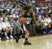 43-36, 17:34 - A steal by Fatima Maddox put Temple in position to further cut into Duke's lead