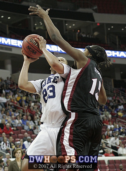 Wanisha Smith goes up...