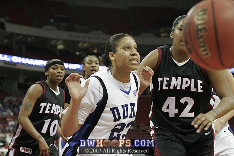 ...and the rebound goes out to Duke