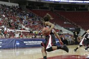 51-44, 9:35 - ...but it's Fatima Maddox and not a Blue Devil who corrals the pass.