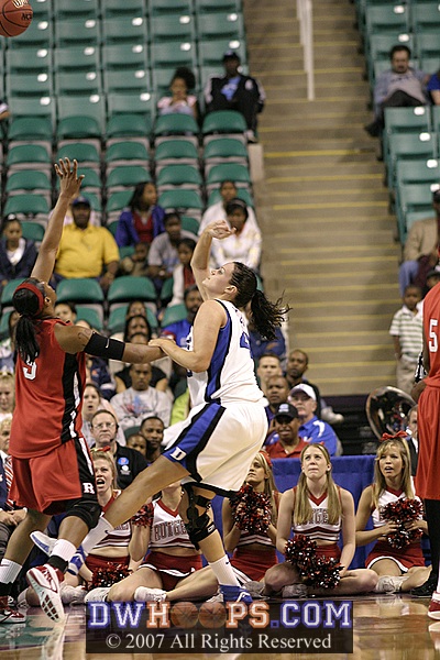 Ali was fouled by Vaughn on this try, and went to the line for two